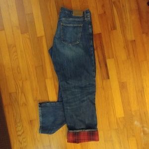 Old Navy Flannel Lined Jeans